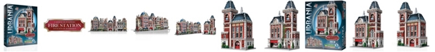 MasterPieces Puzzles Wrebbit Urbania Collection - Fire Station 3D Puzzle- 285 Pieces